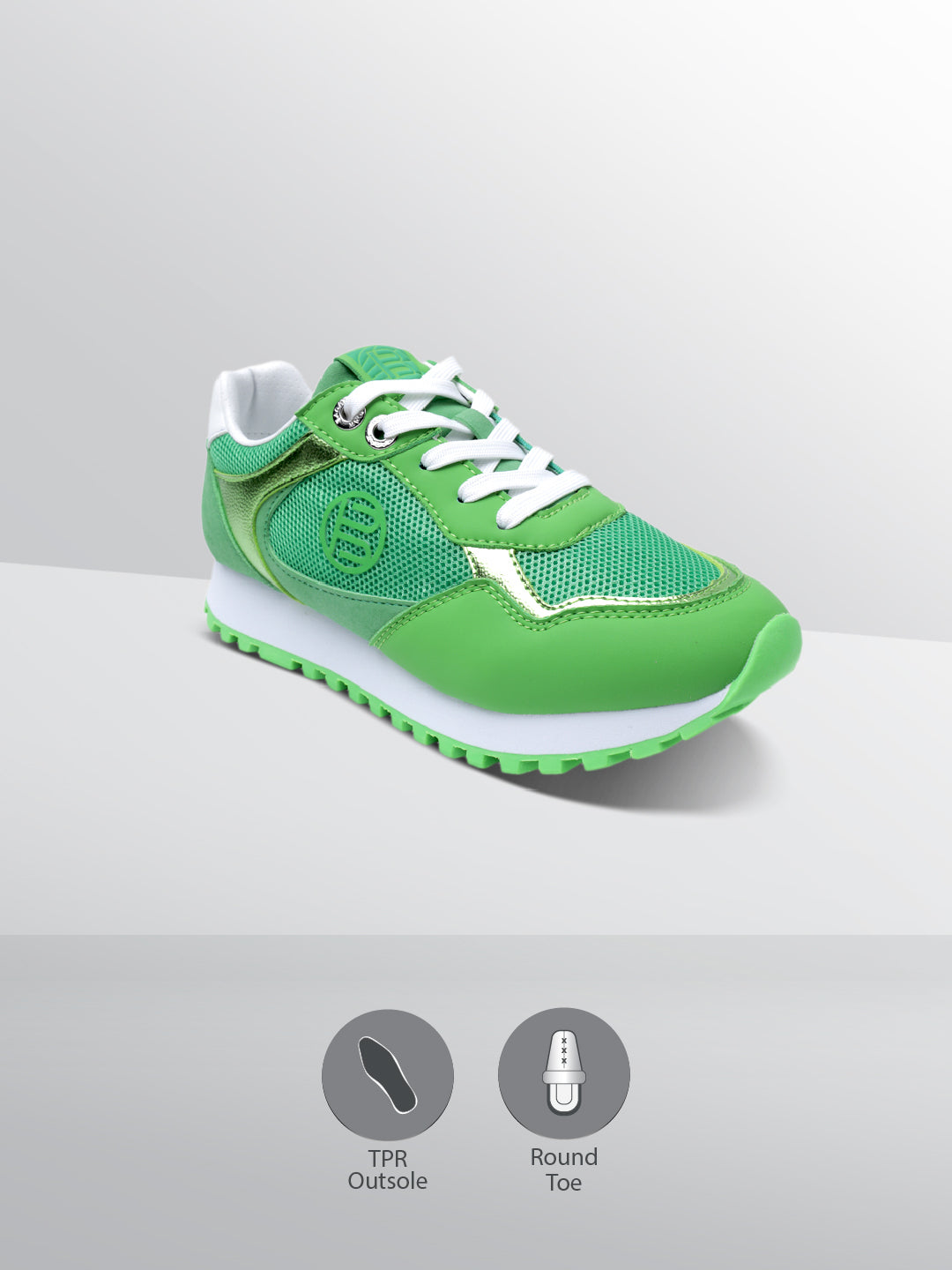 BAGATT Siena Green Mid Top Sneakers