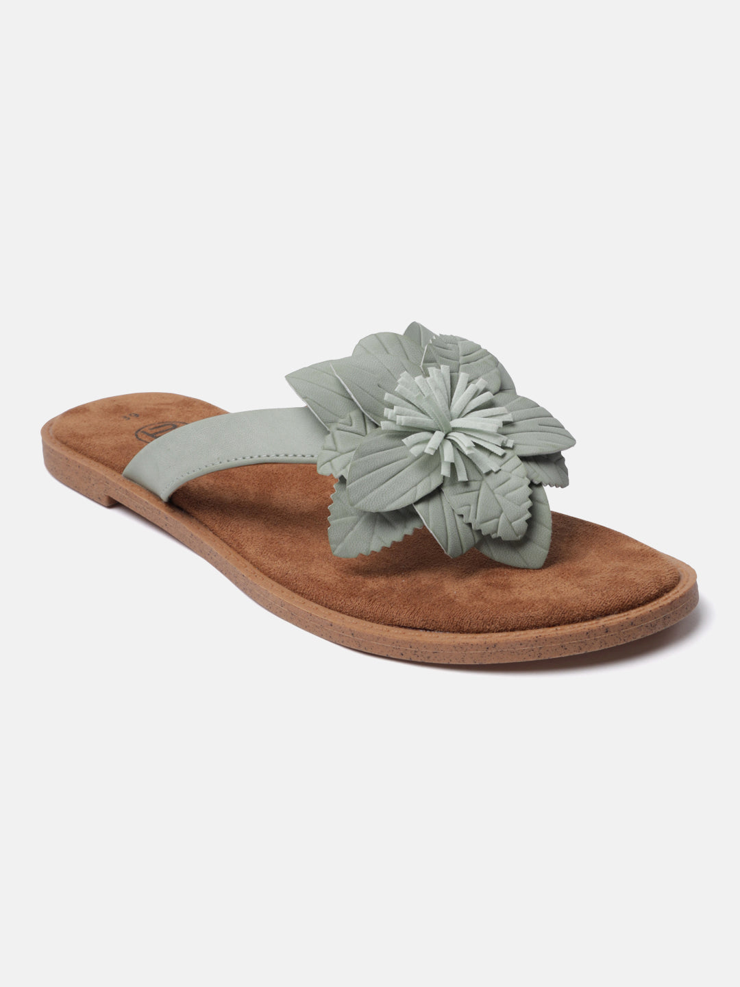 BAGATT Light Green Thongs Sandals