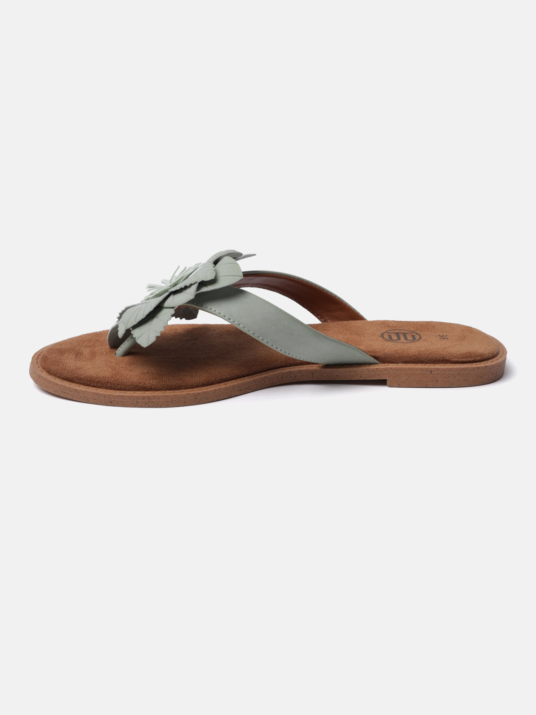 BAGATT Light Green Thongs Sandals