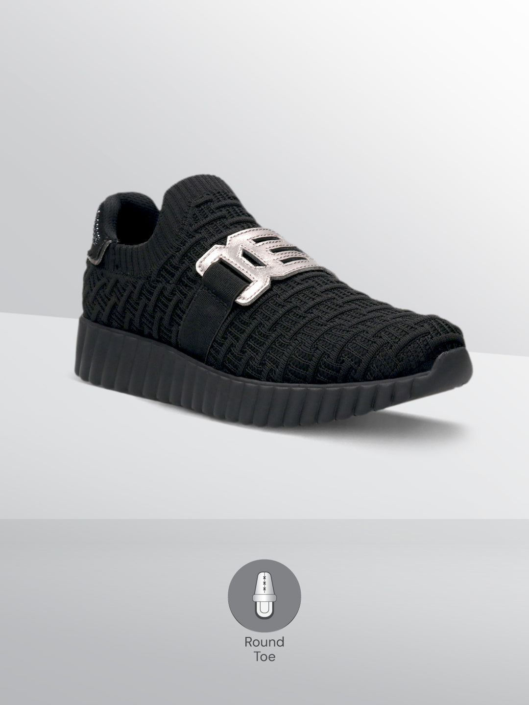 TT.BAGATT Candice Black Slip-On Sneakers