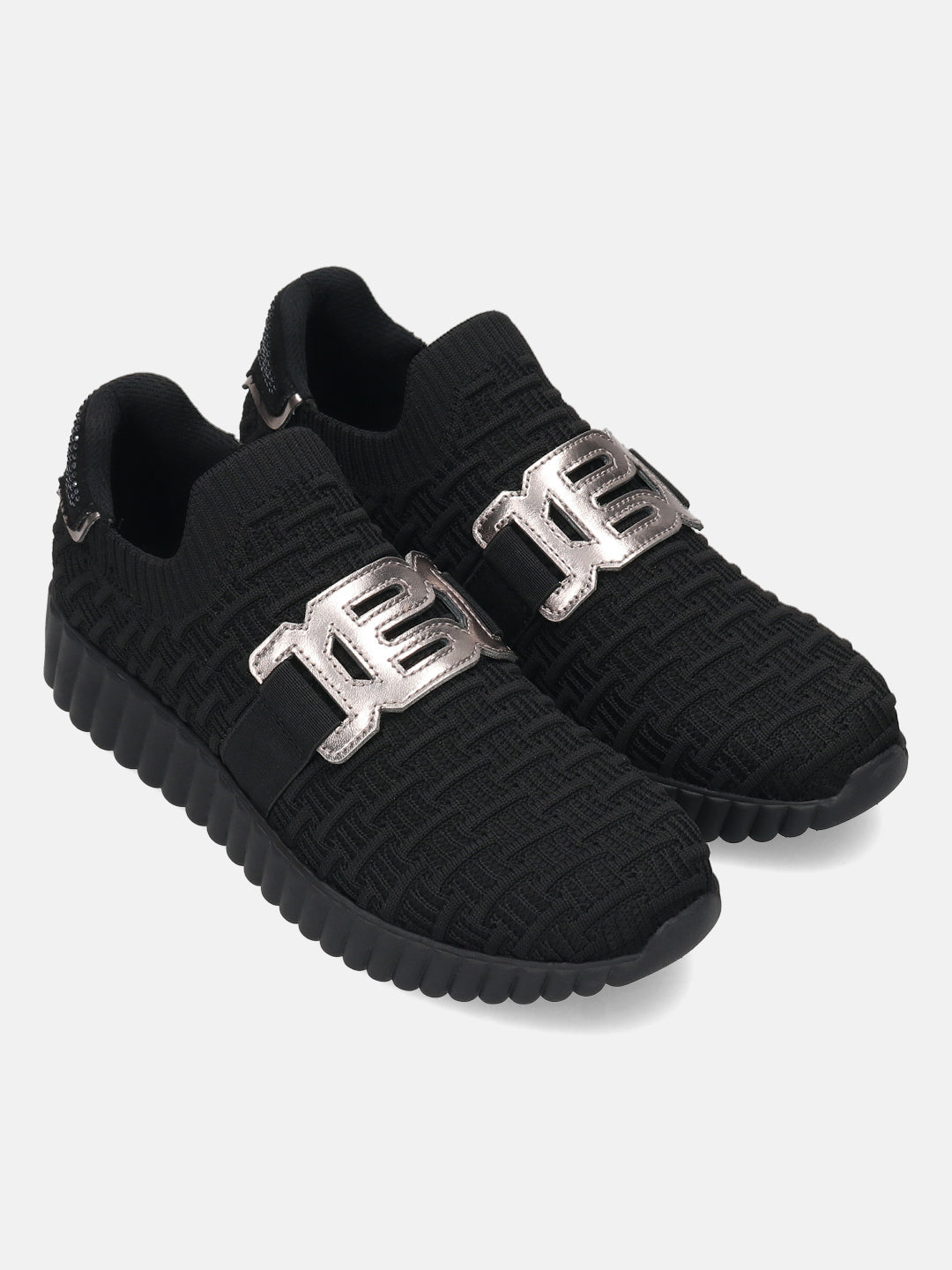 TT.BAGATT Candice Black Slip-On Sneakers
