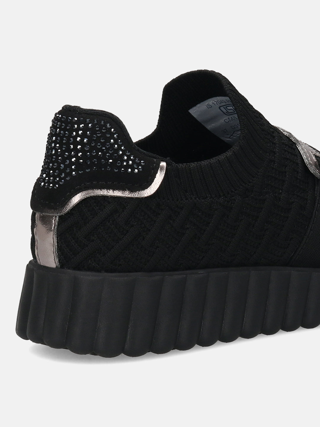 TT.BAGATT Candice Black Slip-On Sneakers