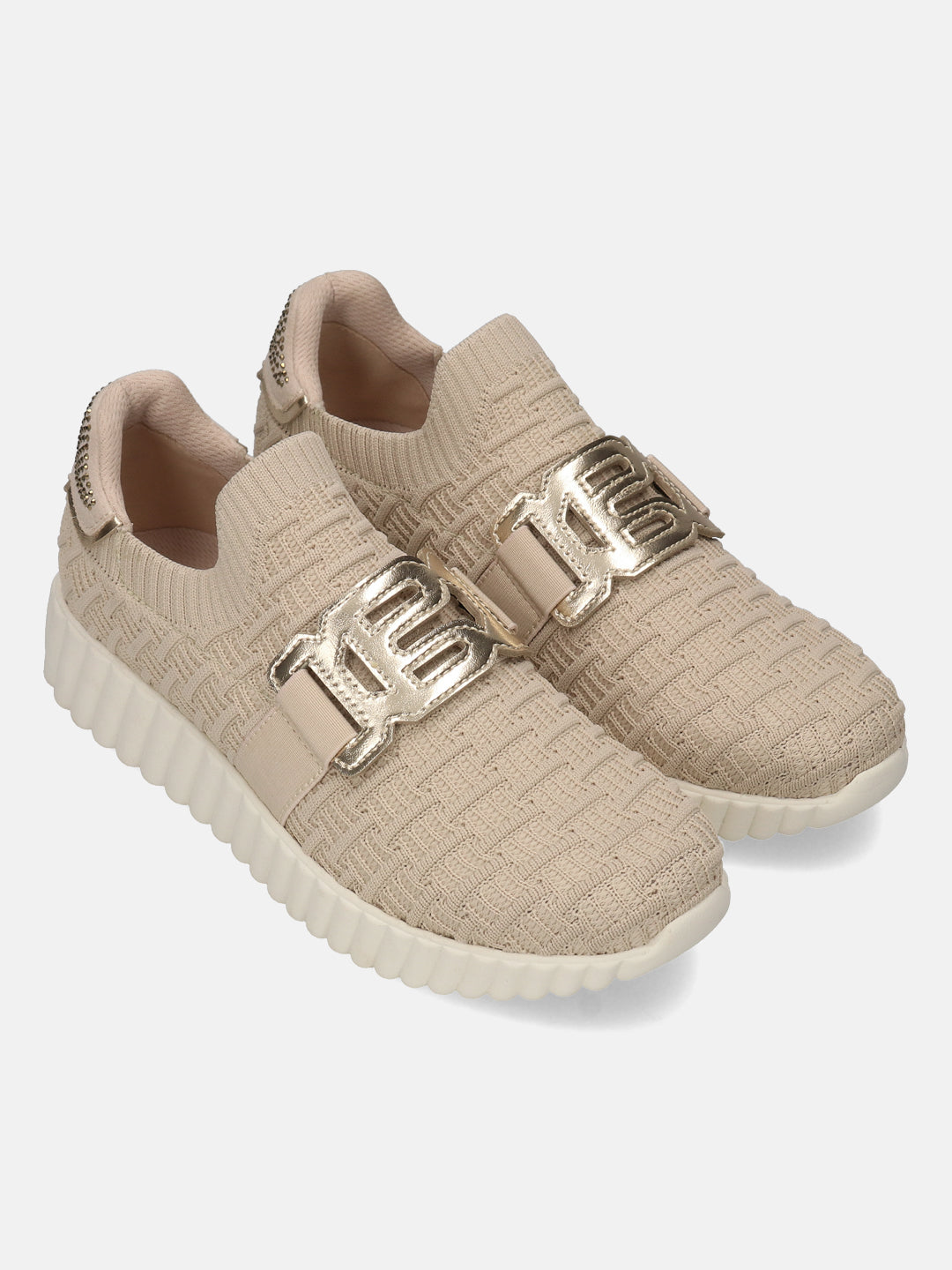 TT.BAGATT Candice Beige Slip-On Sneakers