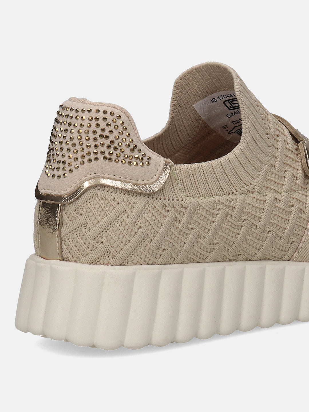 TT.BAGATT Candice Beige Slip-On Sneakers