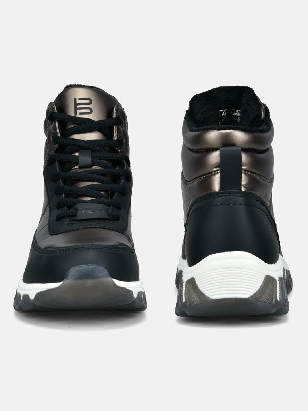 BAGATT Black High Top Sneakers