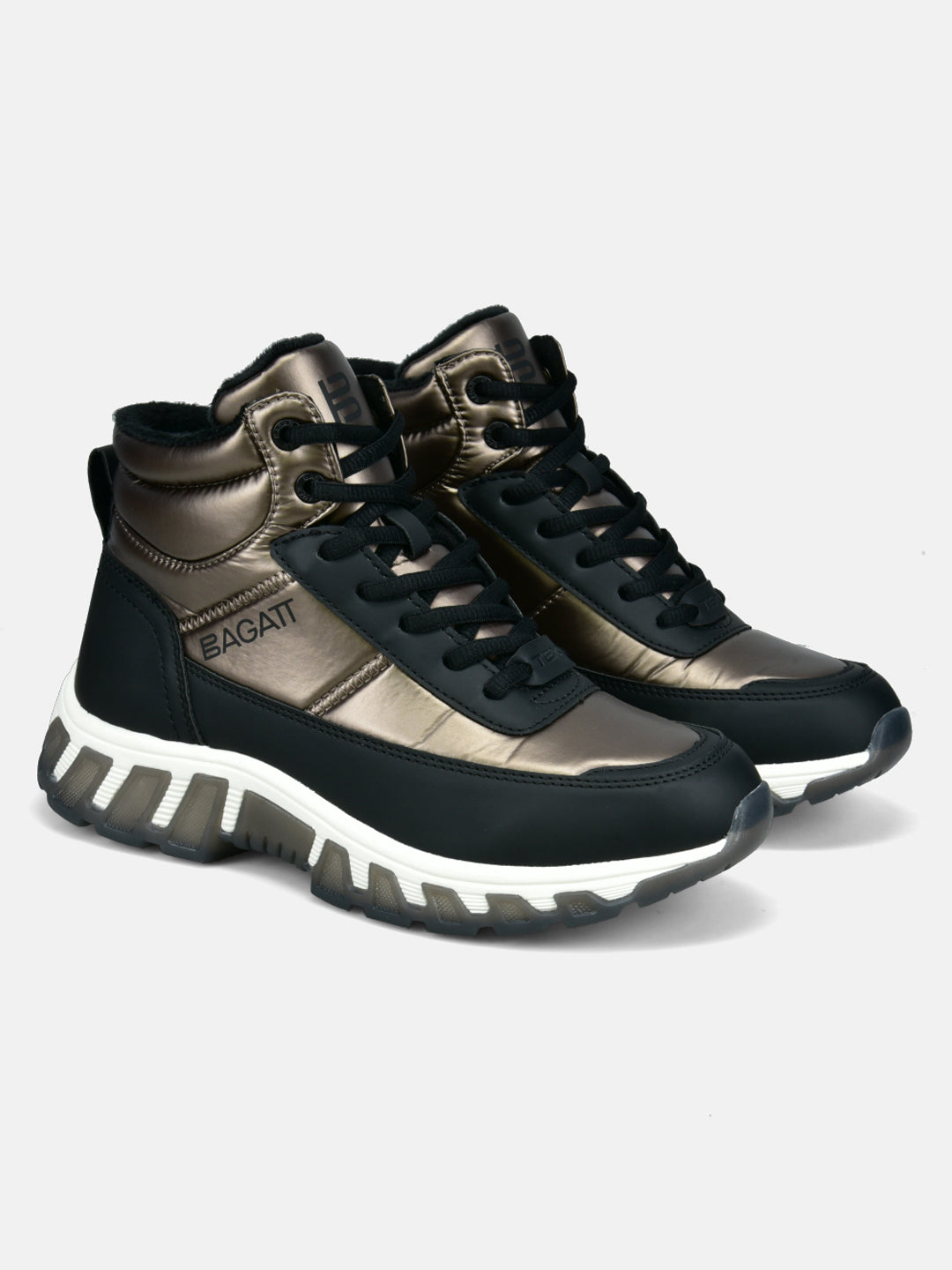 BAGATT Black High Top Sneakers