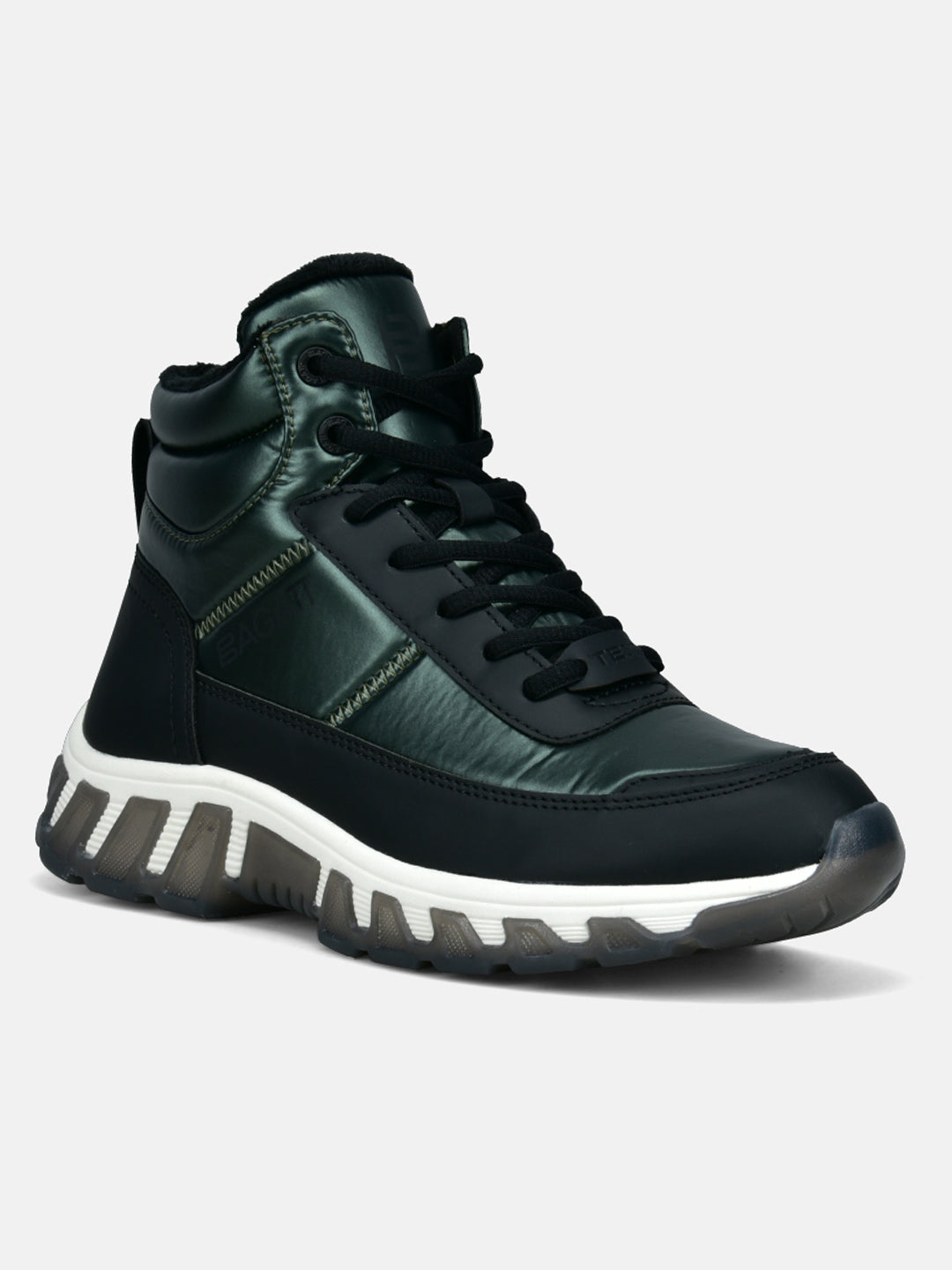 BAGATT Chi TEX Black High Top Sneakers