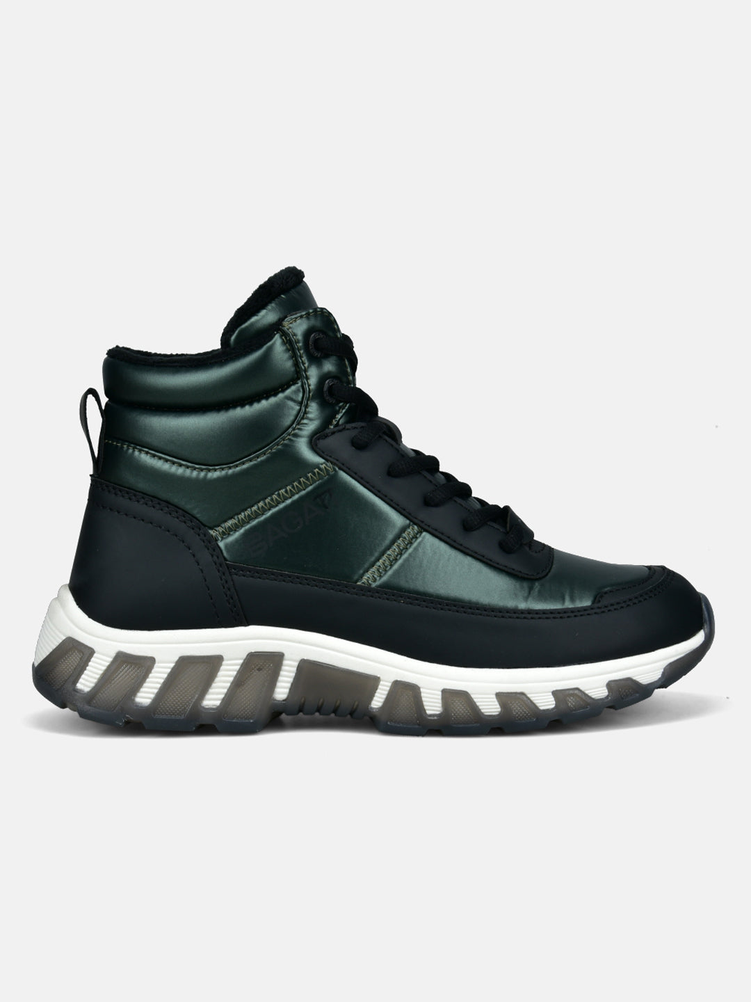 BAGATT Chi TEX Black High Top Sneakers