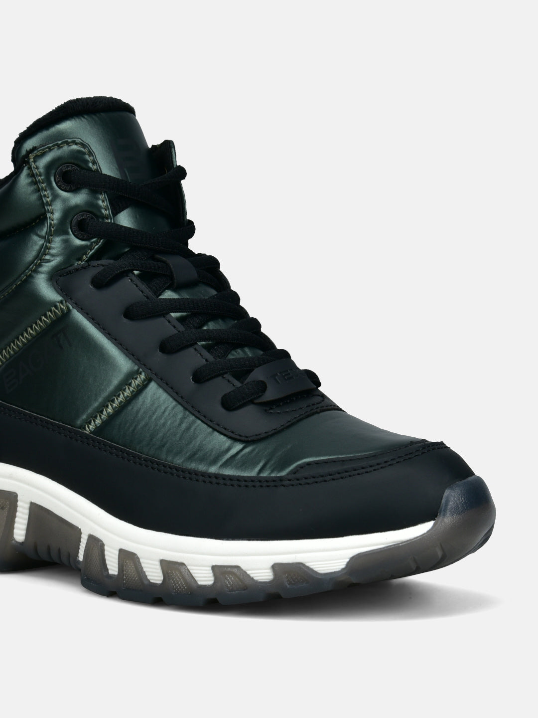BAGATT Chi TEX Black High Top Sneakers