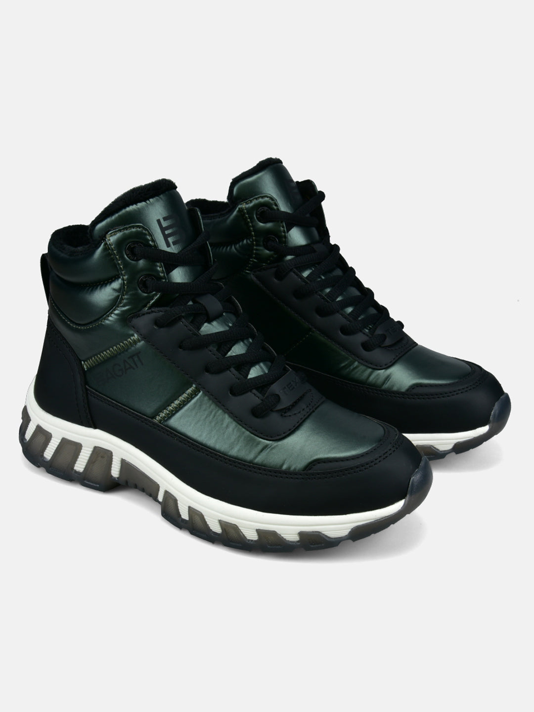 BAGATT Chi TEX Black High Top Sneakers