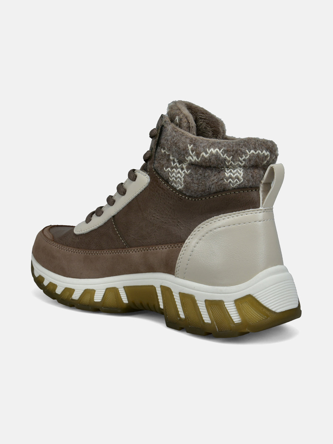 BAGATT Chi TEX Taupe High Top Sneakers