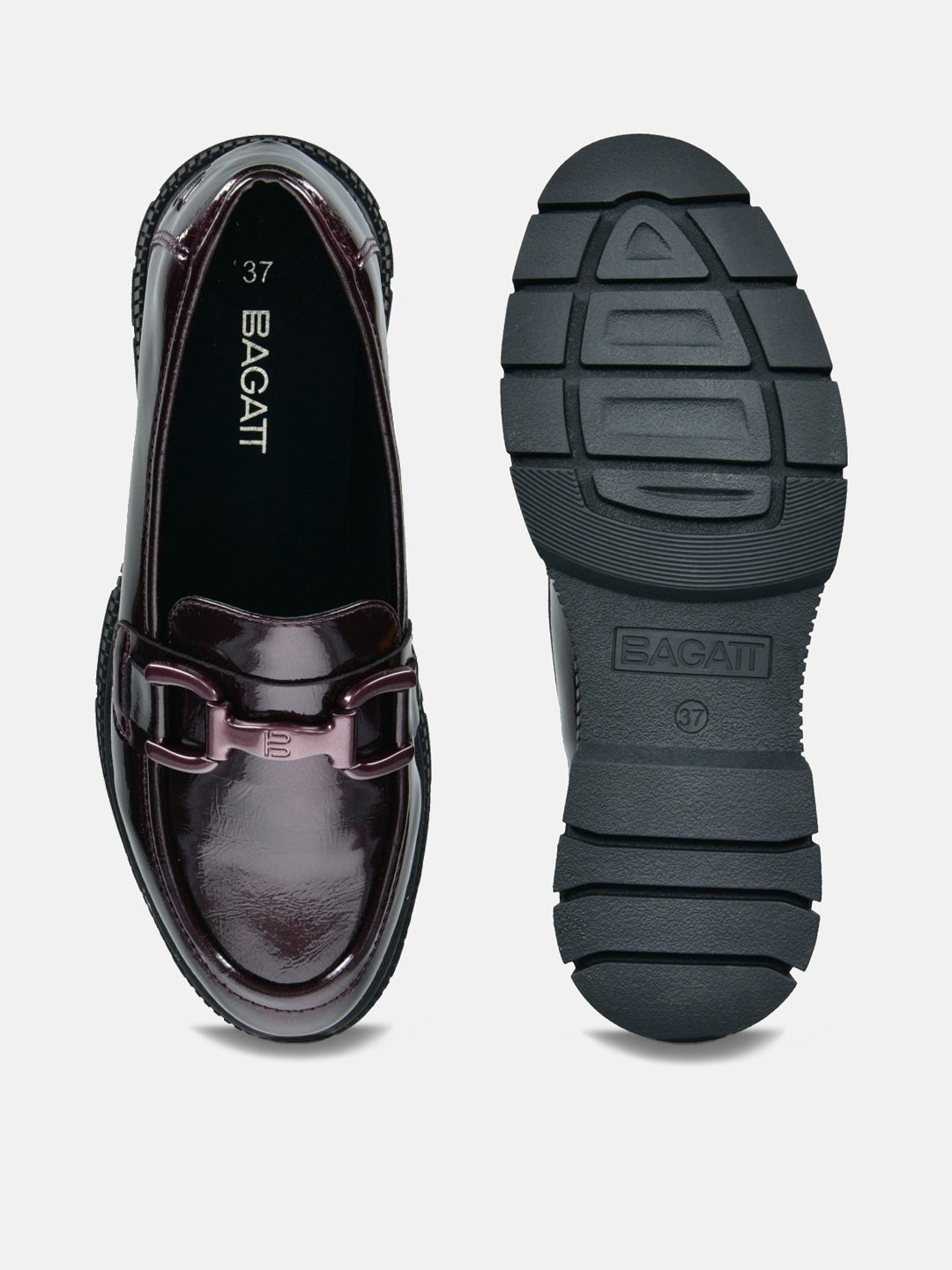BAGATT Robin Bordo Loafers Slip-Ons
