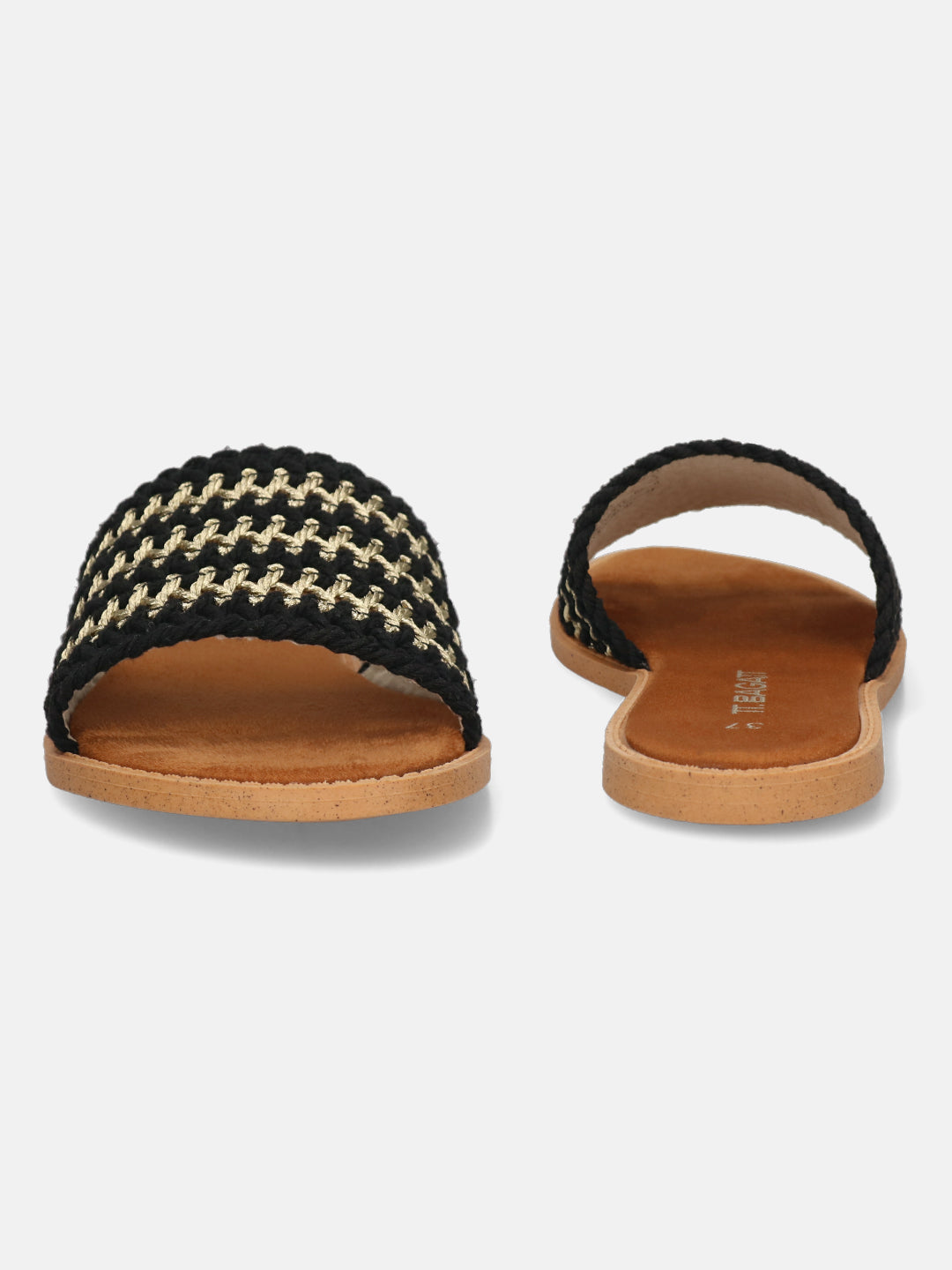 TT.BAGATT Goa black Flat Sandals