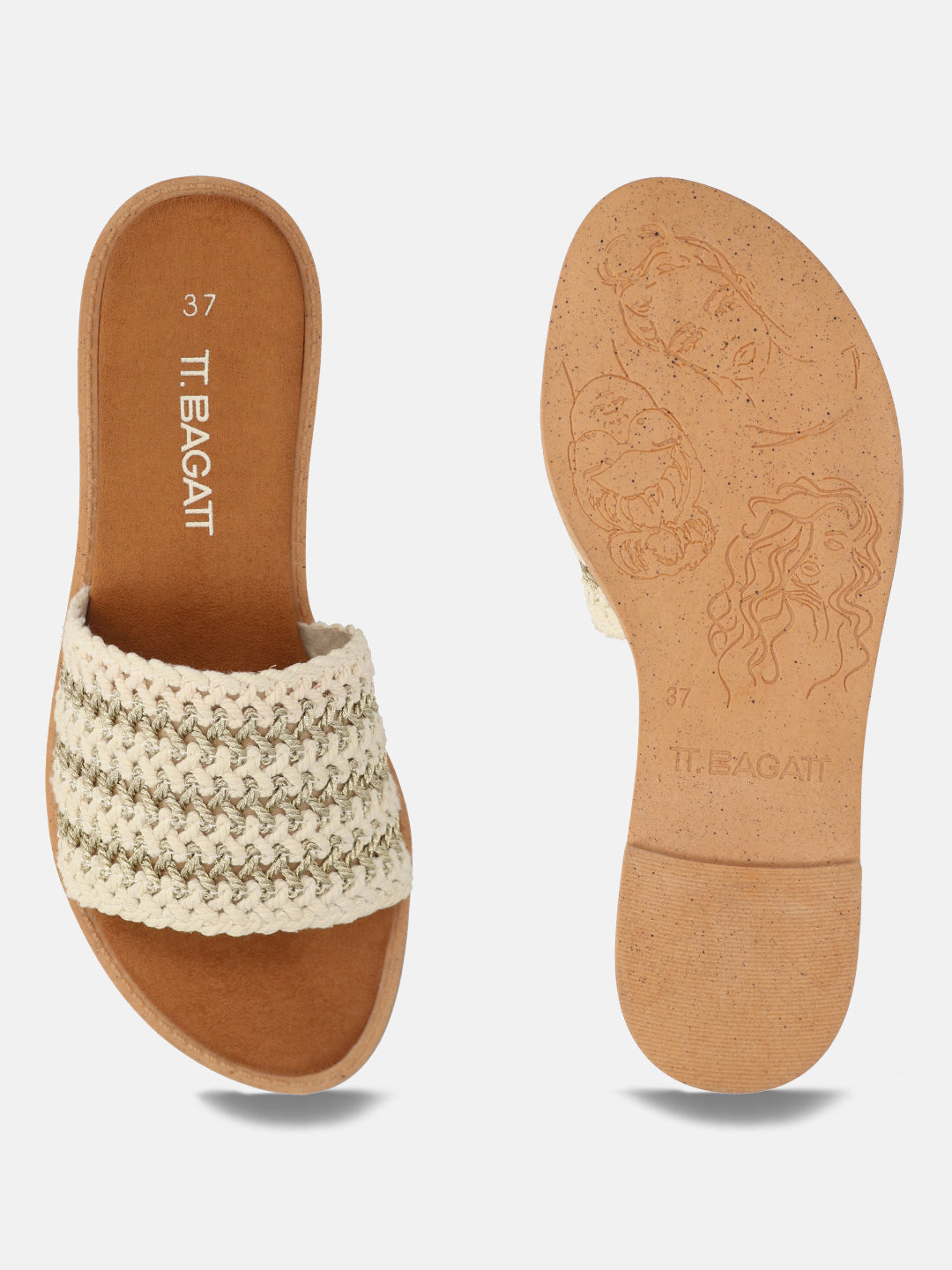 TT.BAGATT Goa offwhite Flat Sandals