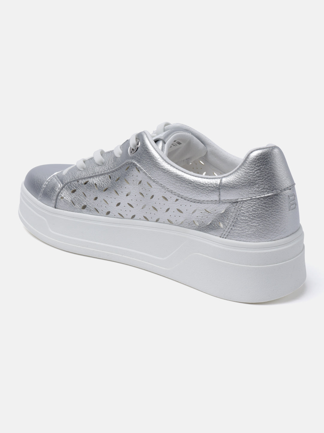 BAGATT Piper Evo Silver Mid Top Sneakers
