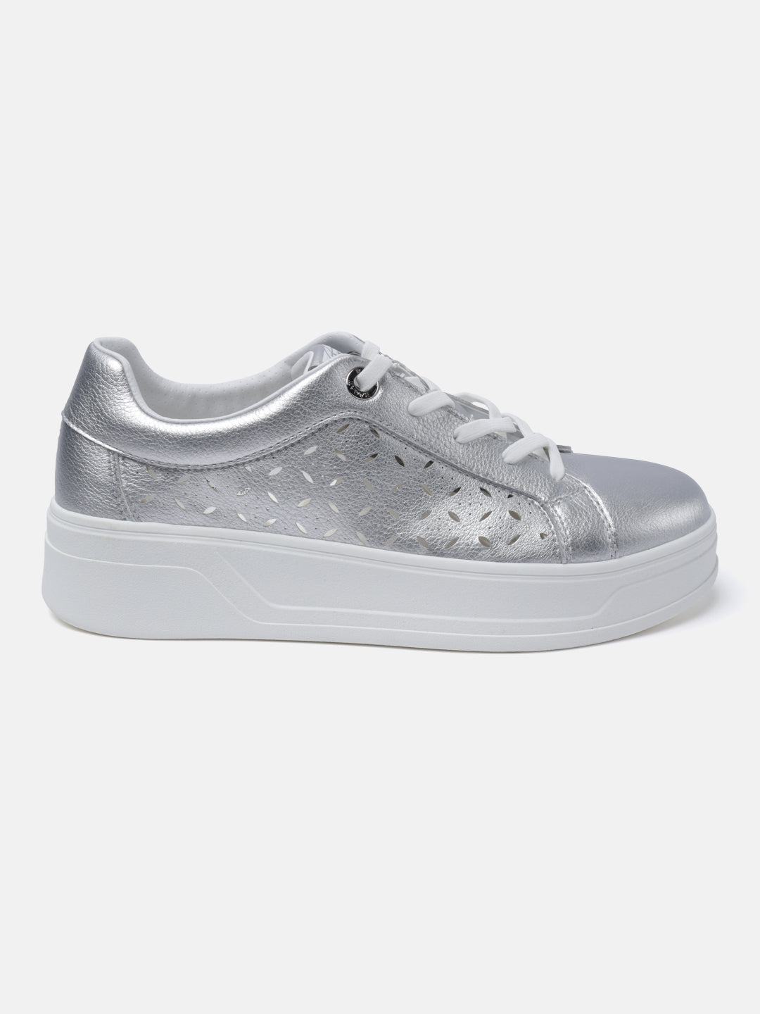 BAGATT Piper Evo Silver Mid Top Sneakers