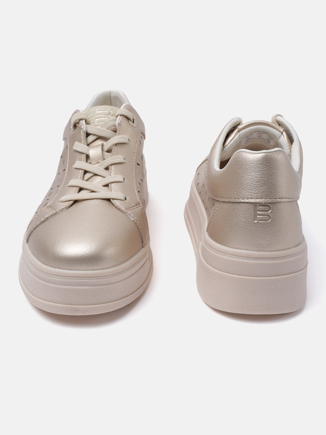 BAGATT Piper Evo Gold Mid Top Sneakers