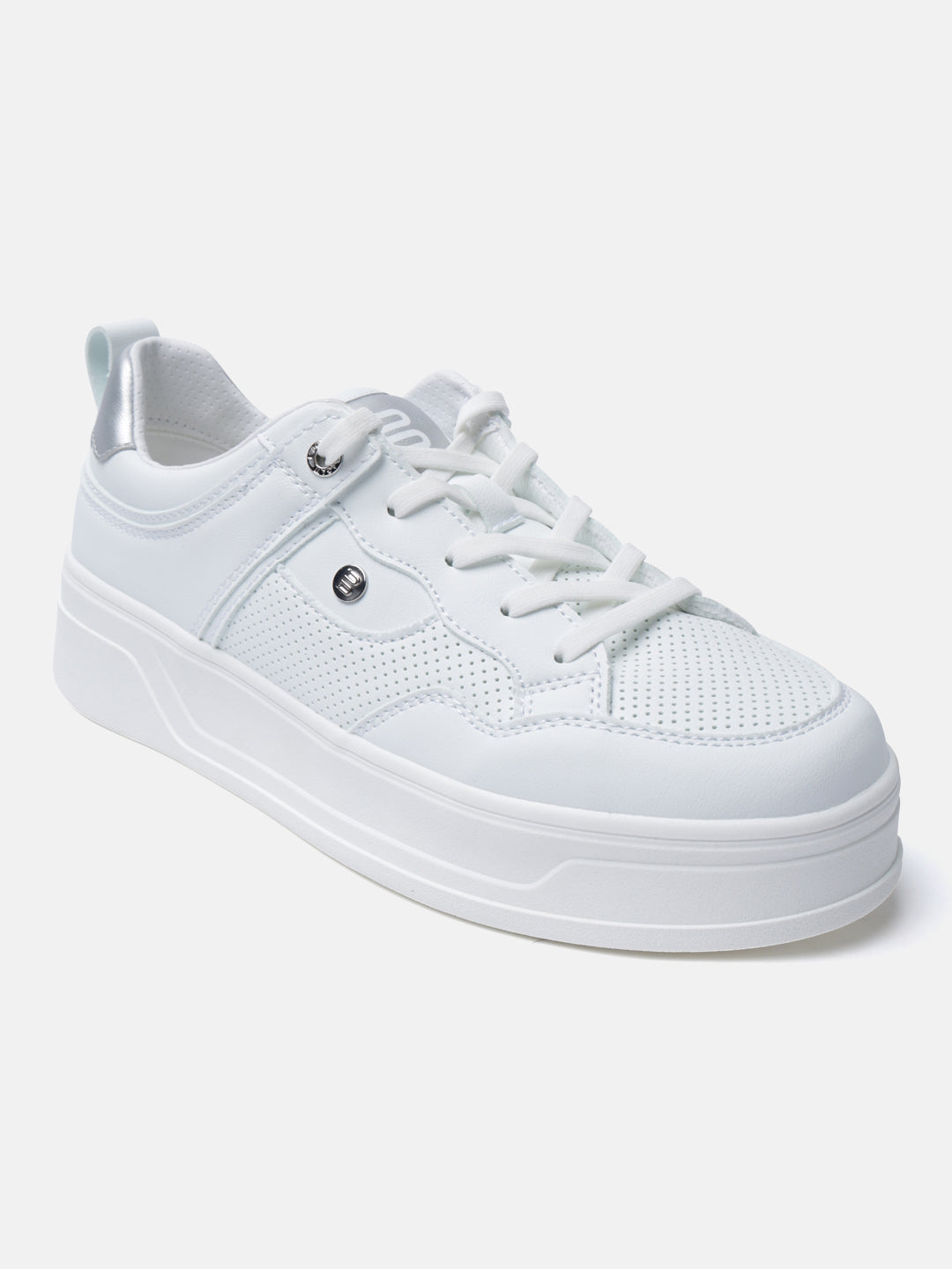 BAGATT Piper Evo White Mid Top Sneakers