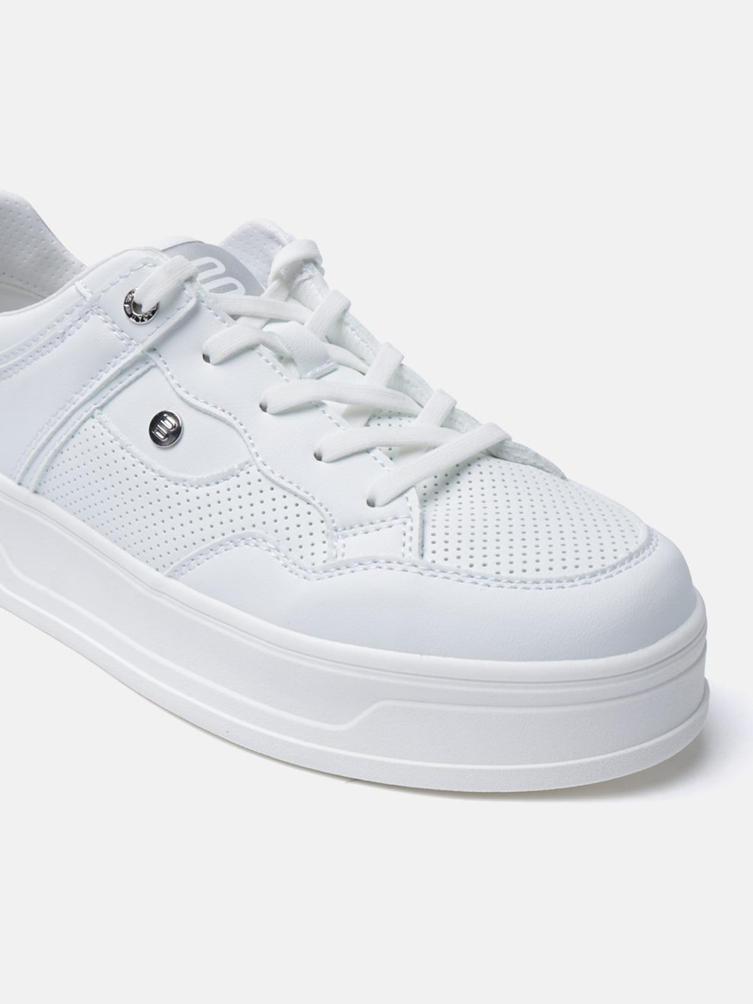 BAGATT Piper Evo White Mid Top Sneakers