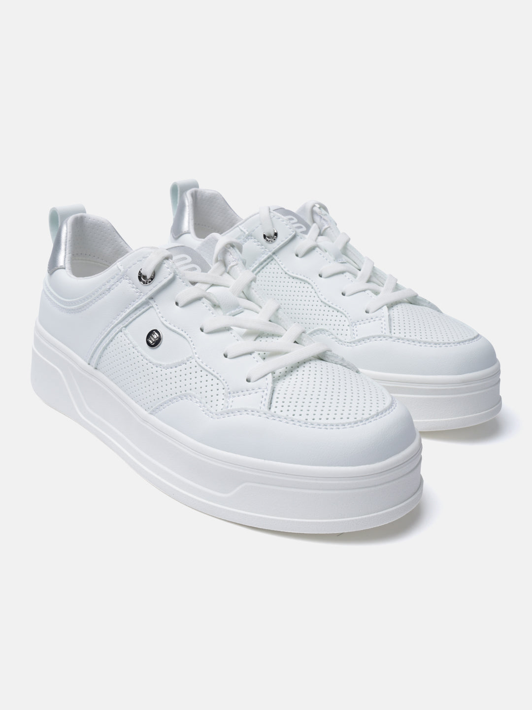 BAGATT Piper Evo White Mid Top Sneakers