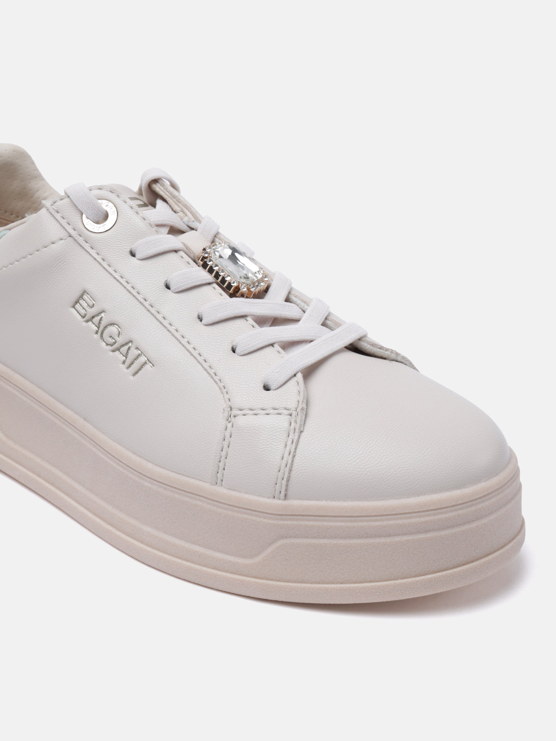 BAGATT Piper Evo Beige Mid Top Sneakers