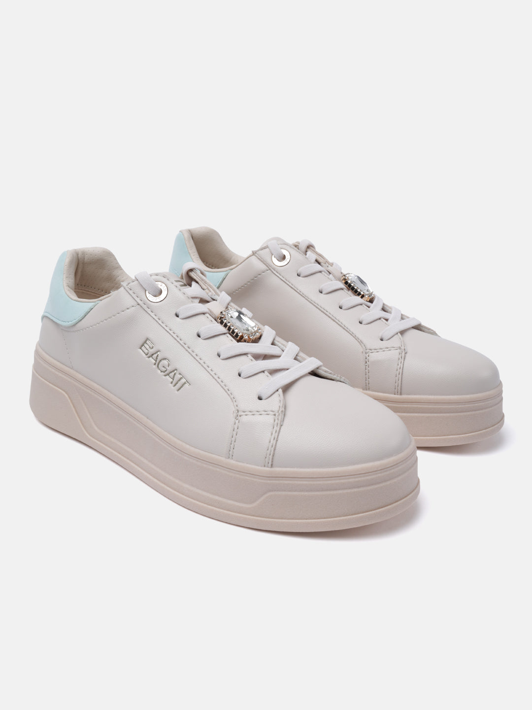 BAGATT Piper Evo Beige Mid Top Sneakers