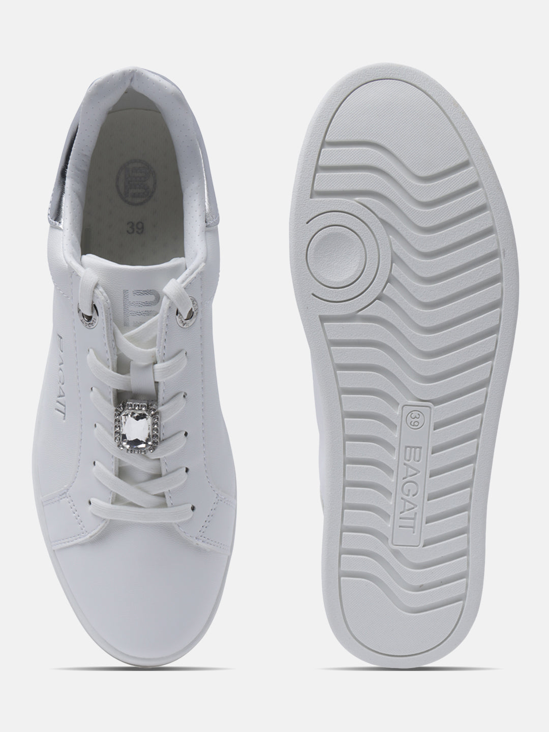 BAGATT Piper Evo White Mid Top Sneakers