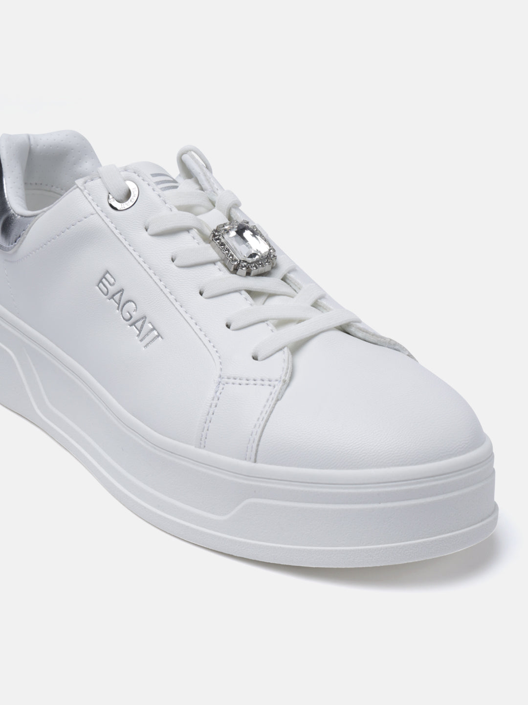 BAGATT Piper Evo White Mid Top Sneakers