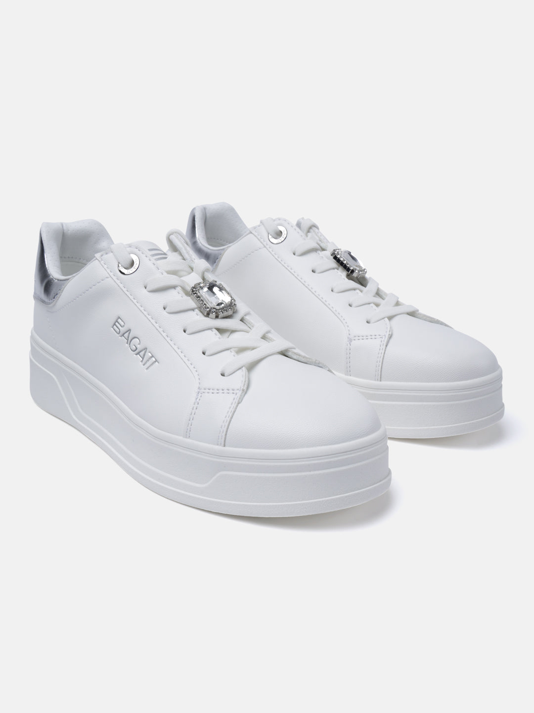 BAGATT Piper Evo White Mid Top Sneakers
