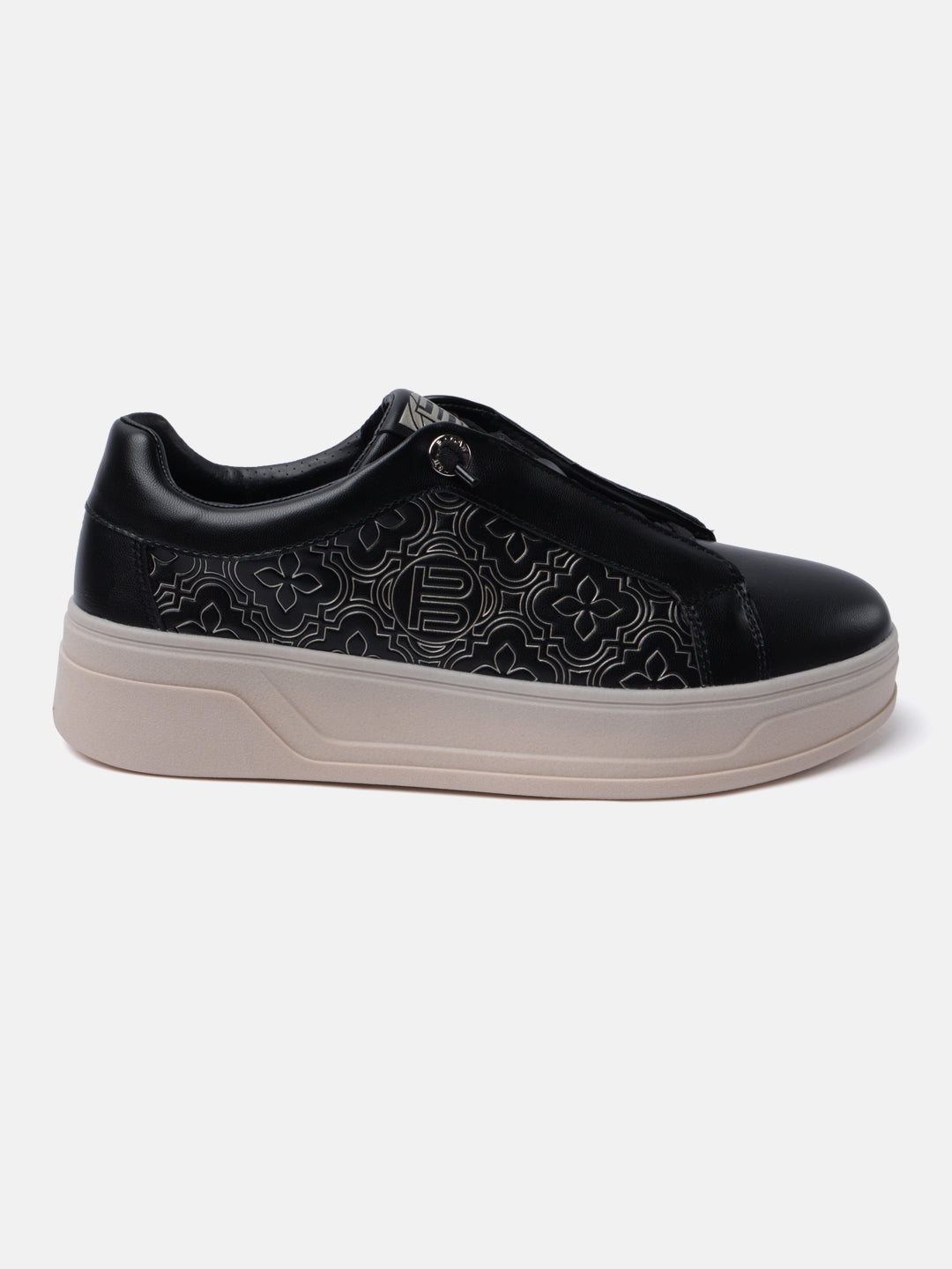 BAGATT Piper Evo Black Mid Top Sneakers