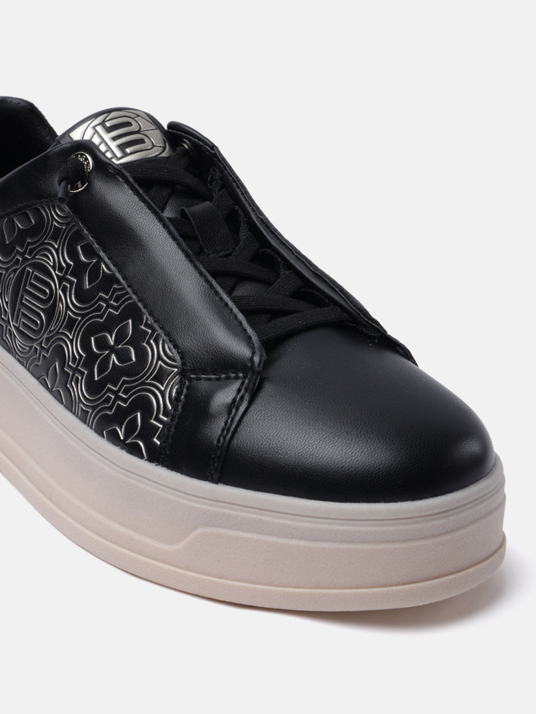 BAGATT Piper Evo Black Mid Top Sneakers