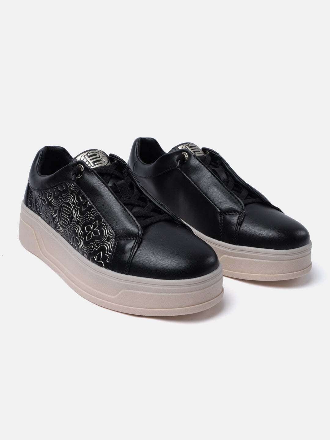 BAGATT Piper Evo Black Mid Top Sneakers