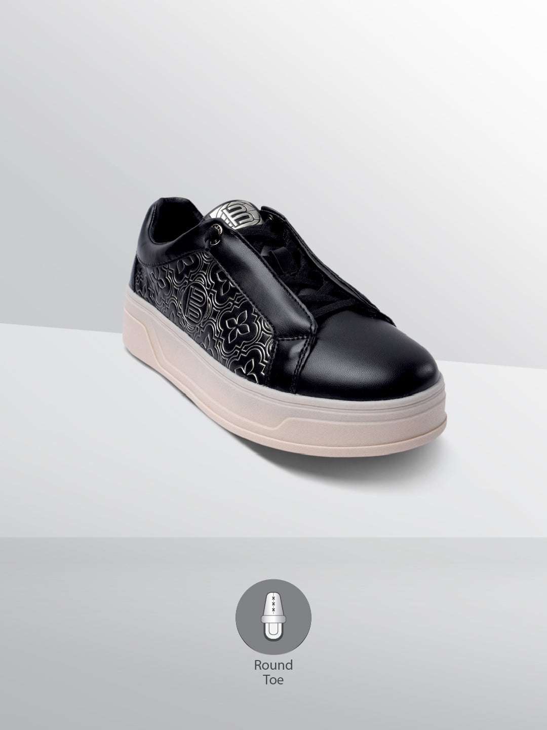 BAGATT Piper Evo Black Mid Top Sneakers