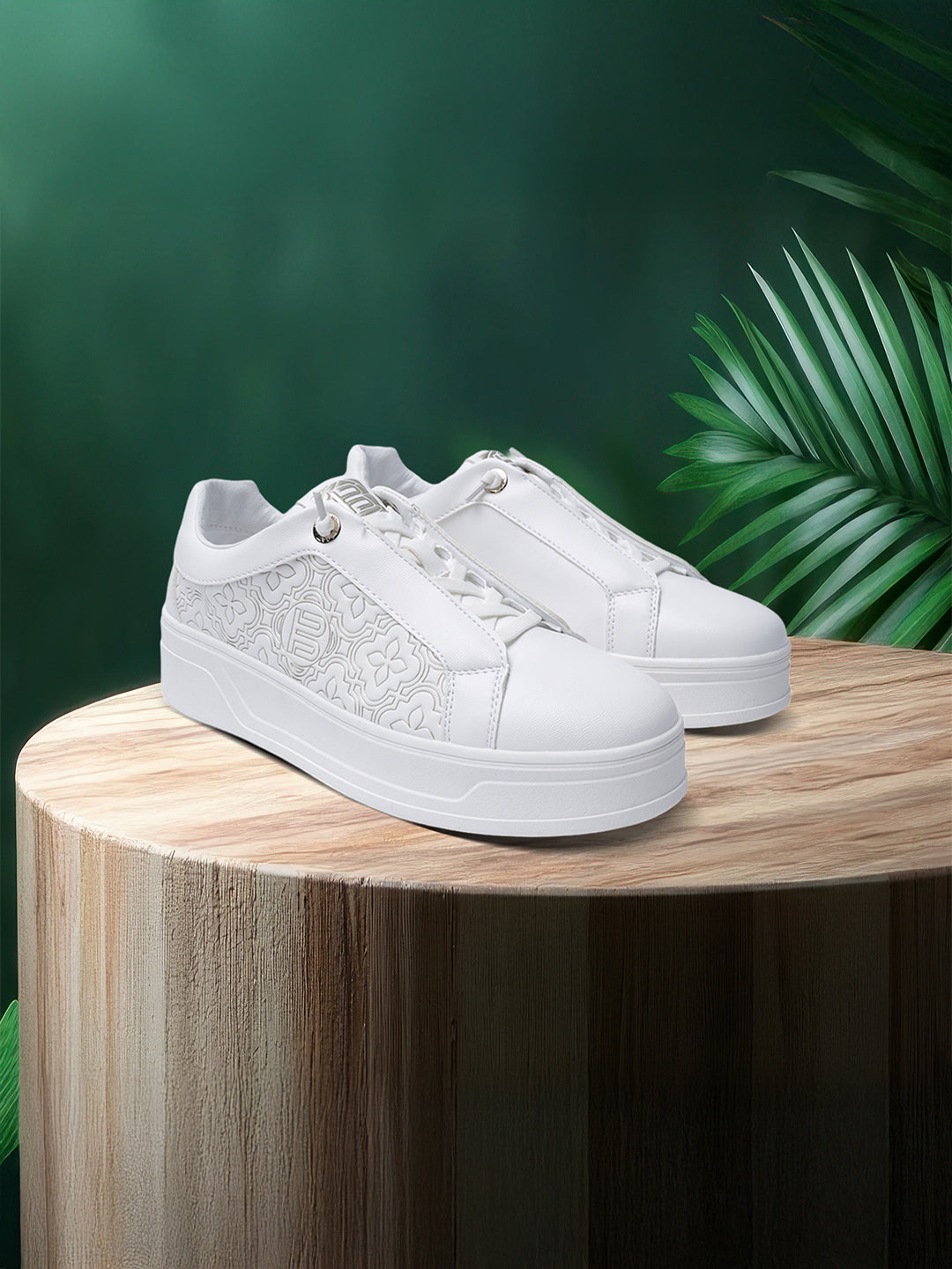 BAGATT Piper Evo White Mid Top Sneakers