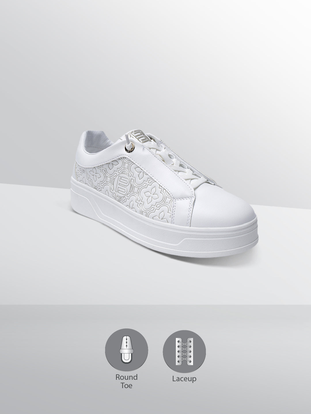 BAGATT Piper Evo White Mid Top Sneakers