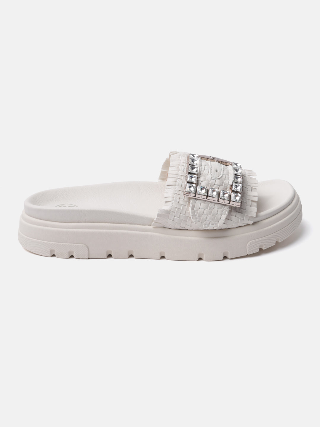 BAGATT Dalia Evo Beige Flatform sandals
