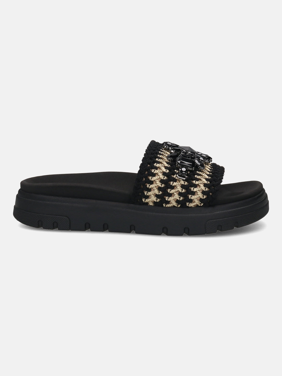 TT.BAGATT Dalia Evo black Flatform Sandals