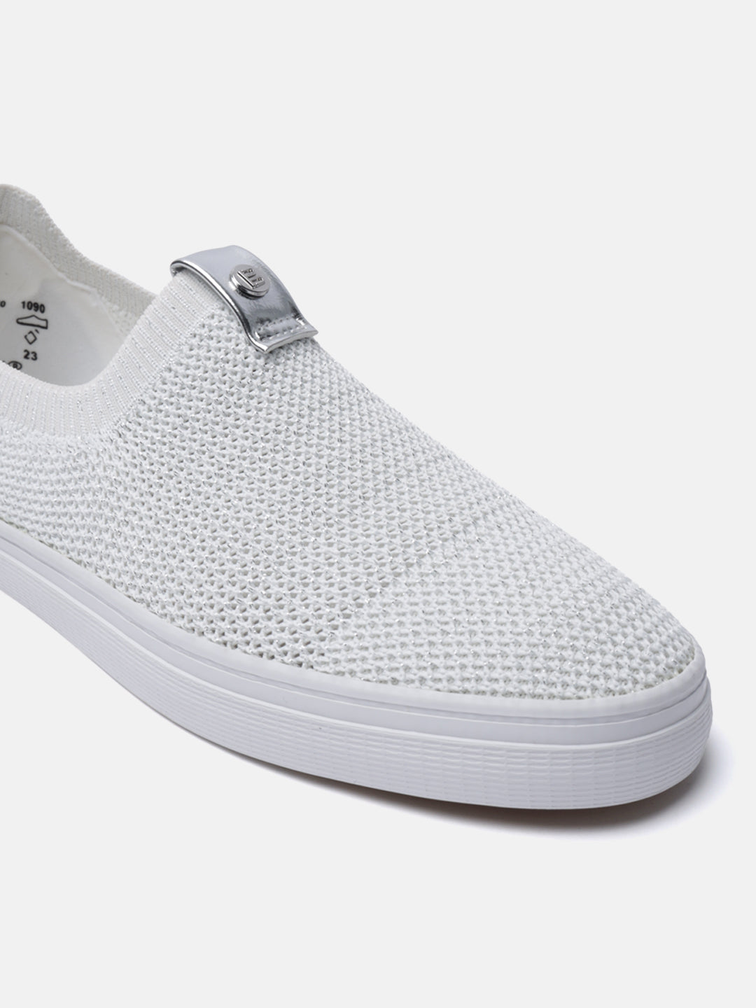BAGATT Lali White Casuals Slip-Ons