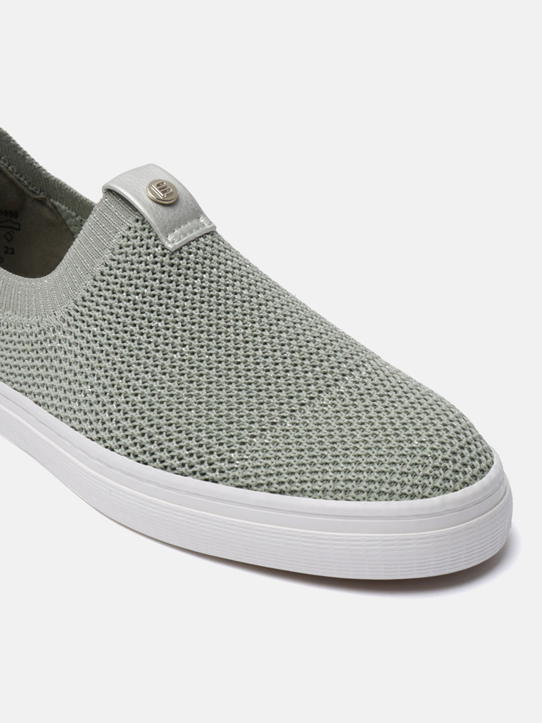 BAGATT Lali Light Green Casuals Slip-Ons
