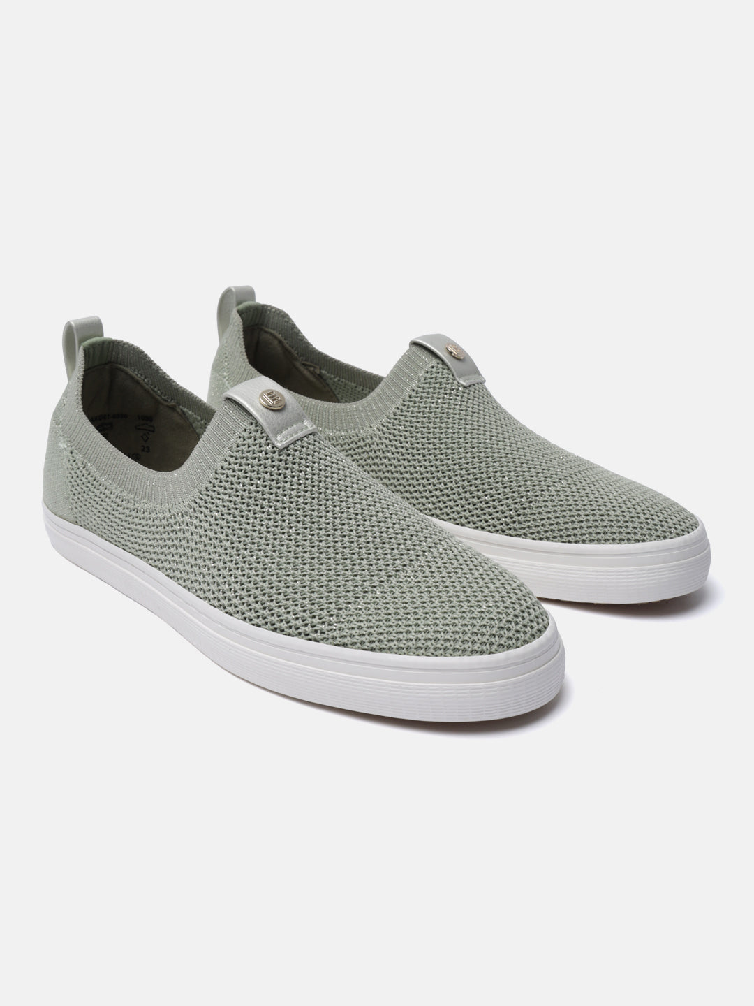 BAGATT Lali Light Green Casuals Slip-Ons