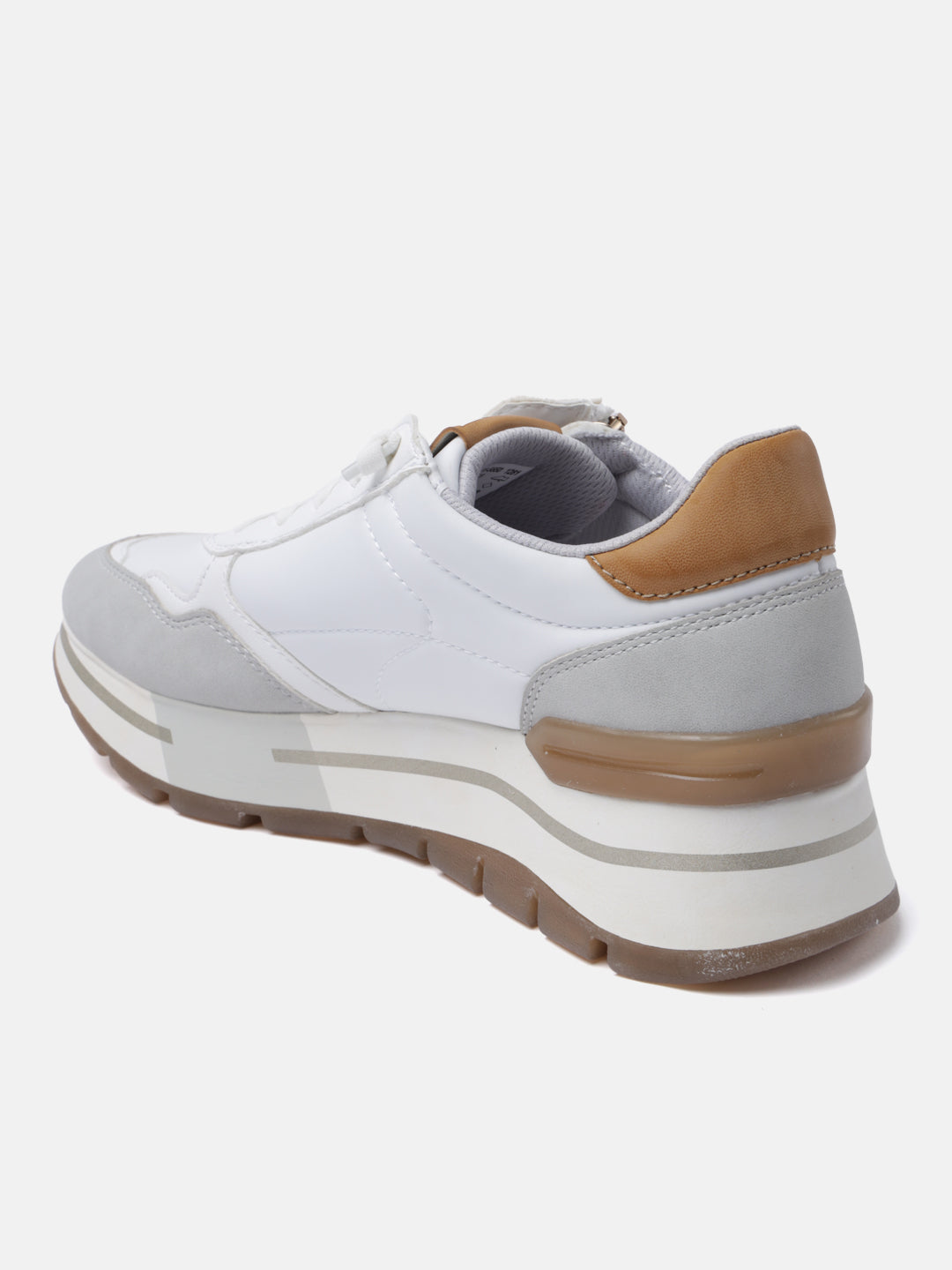 BAGATT Callisti Light Grey Mid Top Sneakers