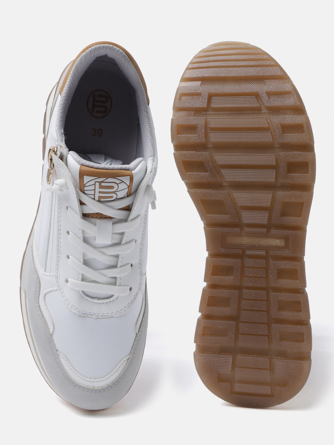 BAGATT Callisti Light Grey Mid Top Sneakers