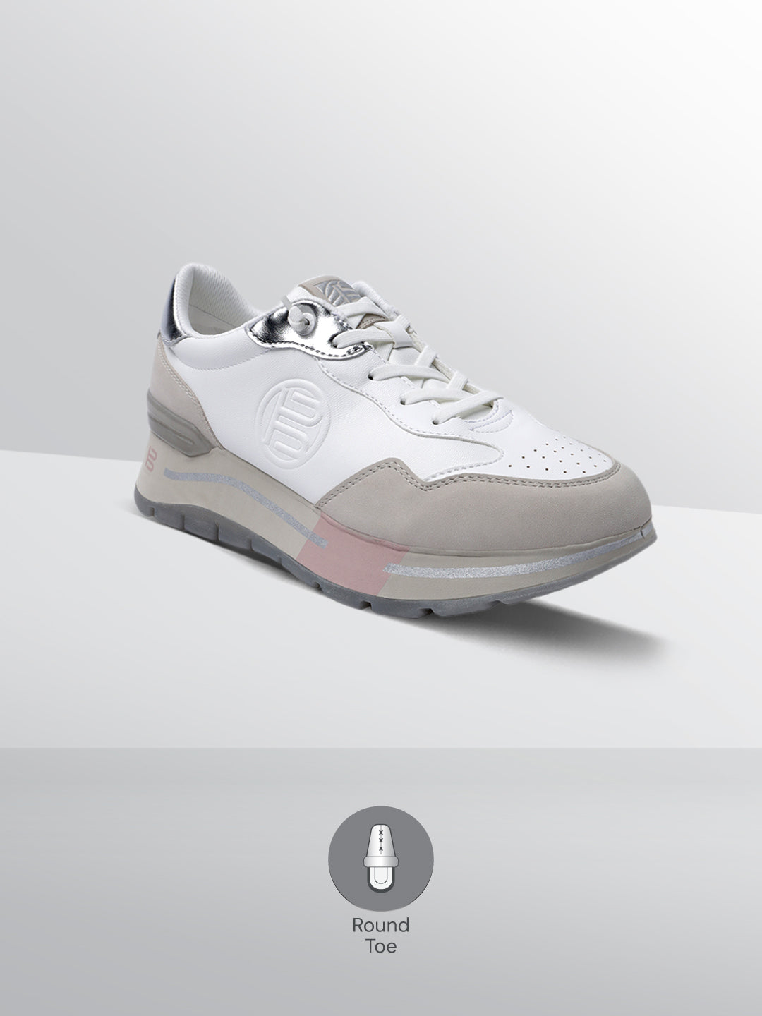 BAGATT Callisti White Mid Top Sneakers