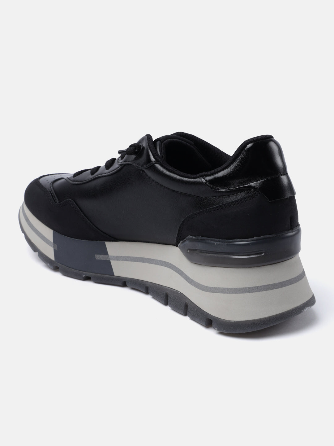 BAGATT Callisti Black Mid Top Sneakers
