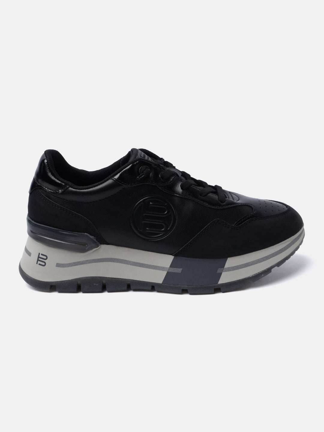 BAGATT Callisti Black Mid Top Sneakers
