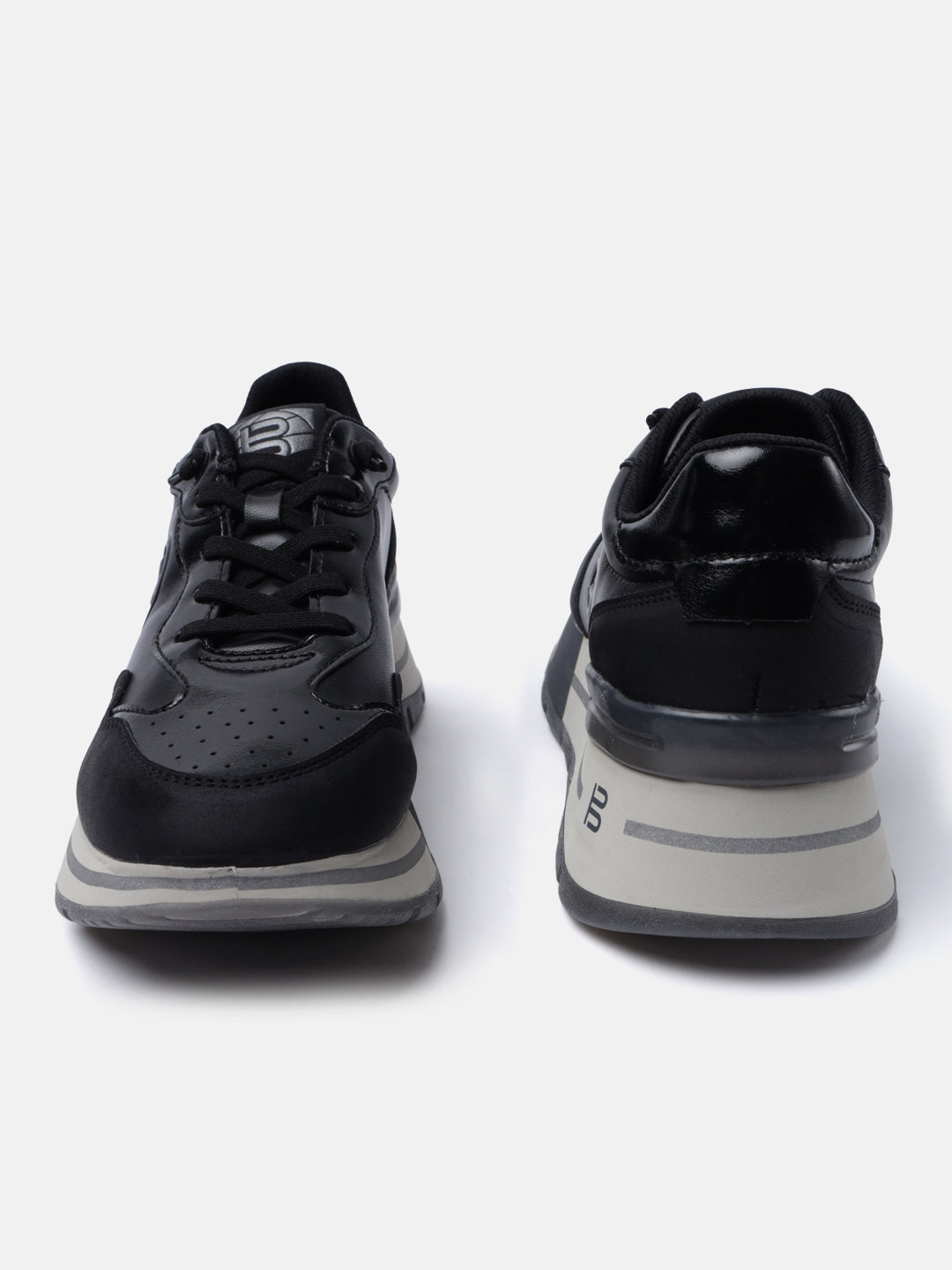 BAGATT Callisti Black Mid Top Sneakers