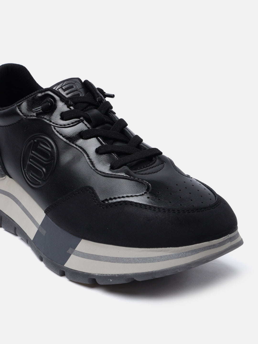 BAGATT Callisti Black Mid Top Sneakers