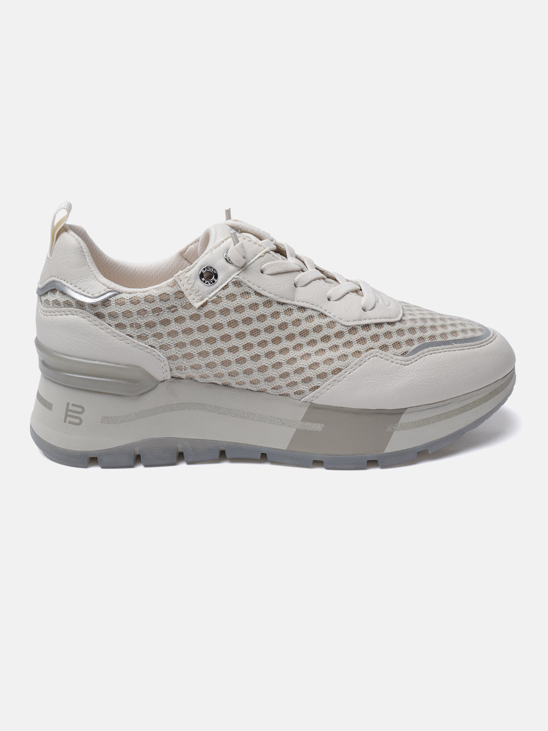 BAGATT Callisti Beige Mid Top Sneakers
