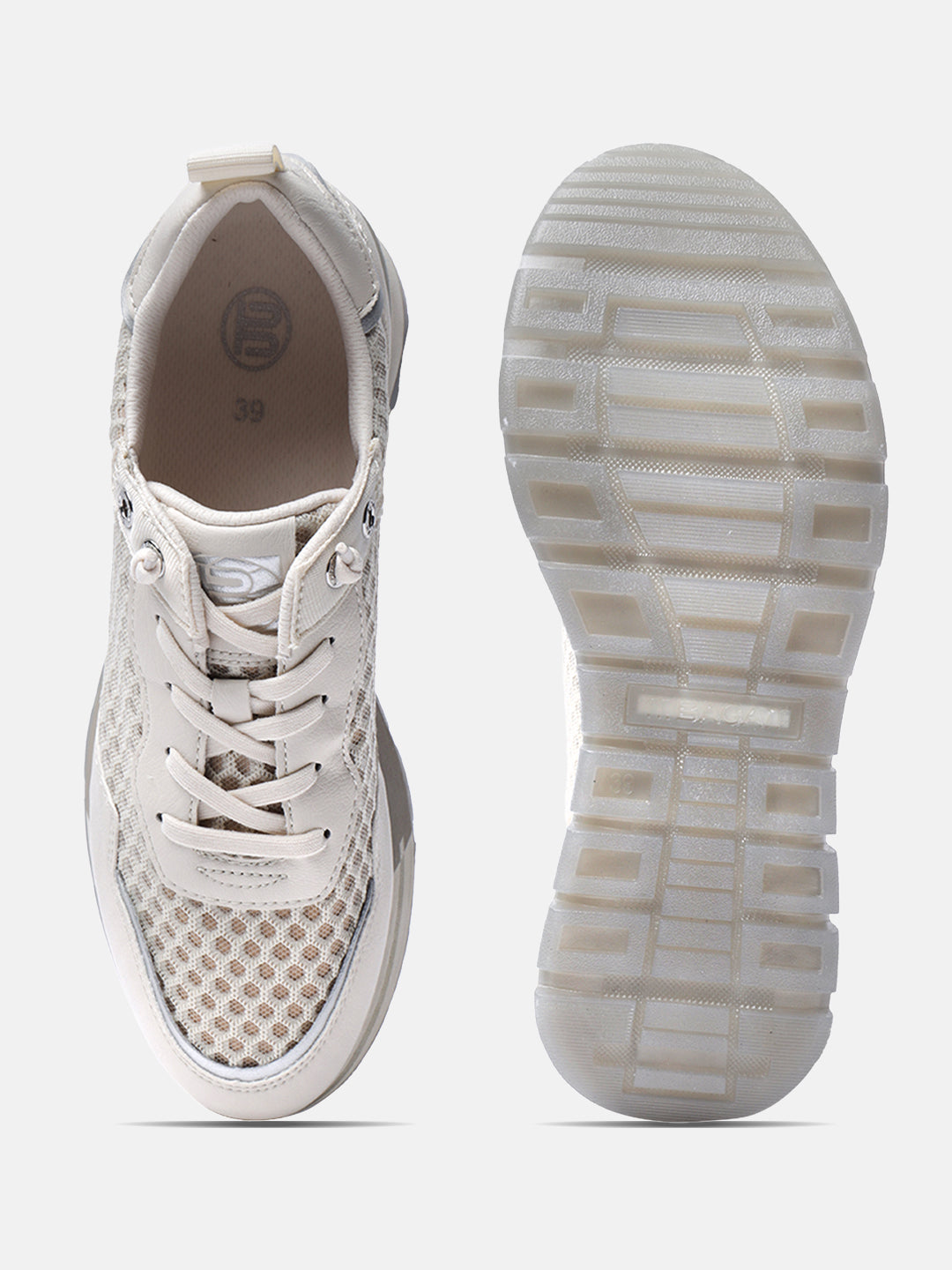 BAGATT Callisti Beige Mid Top Sneakers