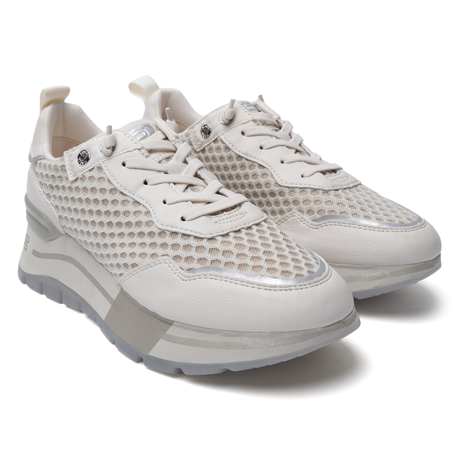 BAGATT Callisti Beige Mid Top Sneakers